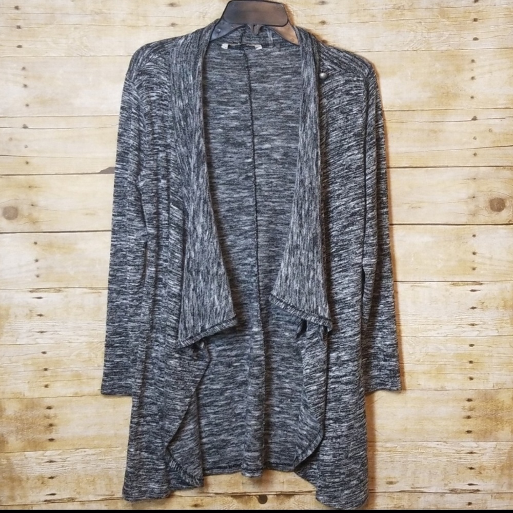 Soft Surroundings Marled Open Front Cardigan - image 1